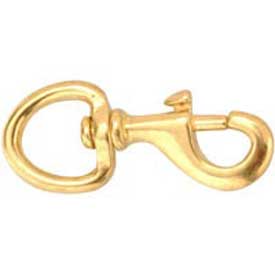 Campbell Chain Bronze Swivel Round Eye Bolt Snap 3/4" x 3-5/32"