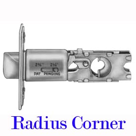 Ultra Hardware Radius Corner Adjustable Deadlatch (US5 Finish)