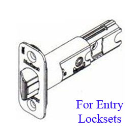 Radius-Corner Adjustable Dead Latch in Polished Brass