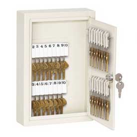 40 Capacity Steel Key Cabinet with Numbered Tags