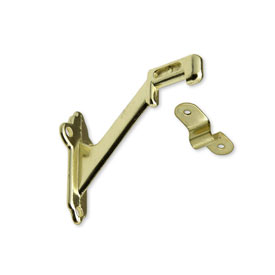 Design House Polished Brass Handrail Bracket - 1 Pack