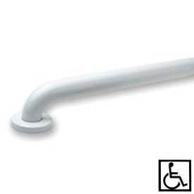 White Concealed Grab Bar – 30 in x 1.5 in