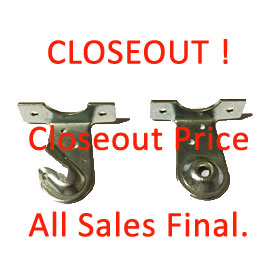 18E Ceiling Mount Shade Brackets - Metal