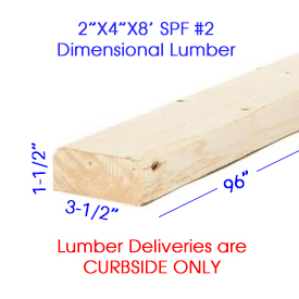 2"X4"X8