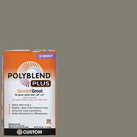 Custom Building Products Polyblend Plus PBPG0925 Natural Gray Sanded Grout - 25 lb Bag