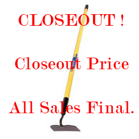 6-1/4 in x 4-3/4 in Fiberglass Hoe - Durable Garden Tool