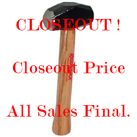 2 lb Drilling Hammer with Wood Handle