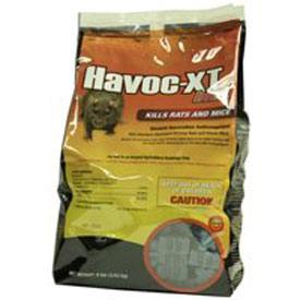 Havoc XT Rat & Mouse Bait Blocks - Brodifacoum - 8 lb Pouch