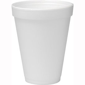 Dart J Cup 12 oz White Insulated Foam Cups 12J12 (1000/Case)