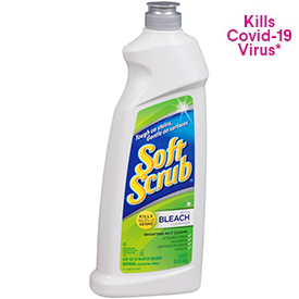 Soft Scrub with Bleach Disinfectant Cleanser, 24 oz