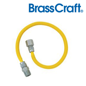 BrassCraft ProCoat Series Gas Connector 3/4" MIP x 3/4" FIP 72"