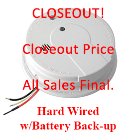 i12040A Hardwired Ionization Smoke Alarm with 9V Battery Backup