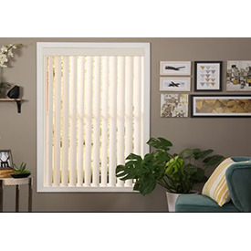 Lotus Windoware Smooth White Vertical Blind 69" x 45.5"