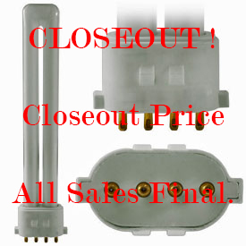 13W Twin Tube CFL 4-PIN 2GX7 Lamp