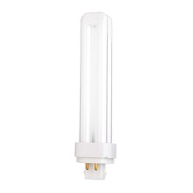 Satco S8337 26W T4 Quad Tube CFL, 2700K, G24q-3 4-Pin Base