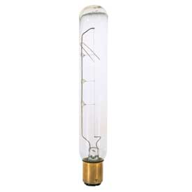 25W T6.5 Incandescent Clear Exit Bulb BA15d Base
