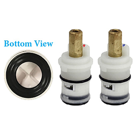 PAE800C Ceramic Disc Faucet Stems - Hot & Cold Pair