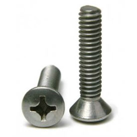 #10-24 x 2" Stainless Steel Oval Head Phillips Machine Screws, 10 Pack