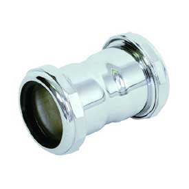 Connecticut Stamping & Bending 1-1/4" 22 Gauge PC Double Socket Repair Coupling