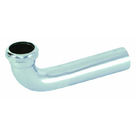 Connecticut Stamping & Bending 1-1/2 x 9-1/2 22ga SC S/J Waste Tube Chrome Plated