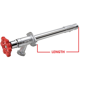 B&K Mueller ProLine 104-404 10-in Frost-Free Sillcock, 1/2" MIP Inlet x 3/4" Hose Bibb